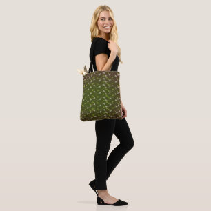 Tote bag with African style ankara fabric pattern