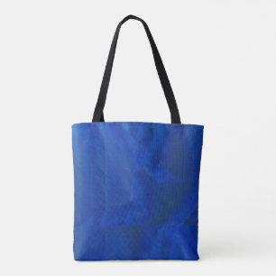 Tote Bag with Blue Design 