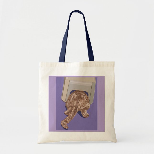 Tote bag with cats being cats (Front)