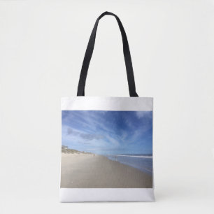 Tote Bag With Low Tide Beach Photos