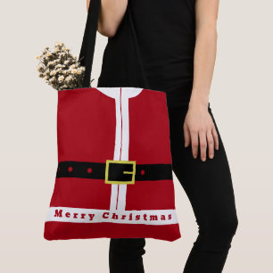 Tote Bag with Santa Claus Design