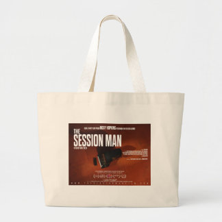 Tote Bag with The Session Man poster design