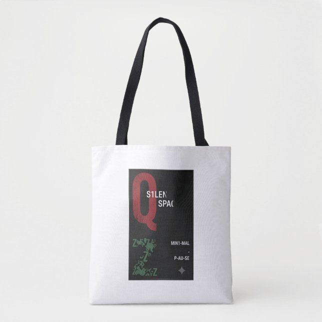 Tote Bag with typography (Front)