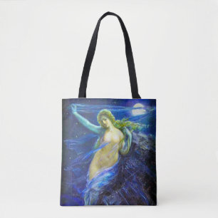 Tote Bag with Vintage Oil Painting
