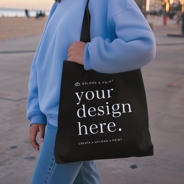 Tote Bag Your Design Upload (Your own tote bag creation, simply upload your photo or design artwork from Photoshop, Canva & more!)