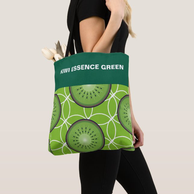 Tote bags kiwi essence green (Close Up)