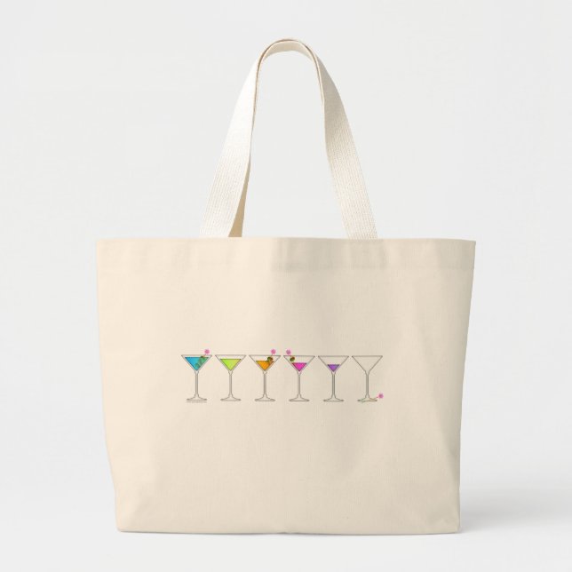 Tote Bags - Martinis Going, Going, GONE (Front)