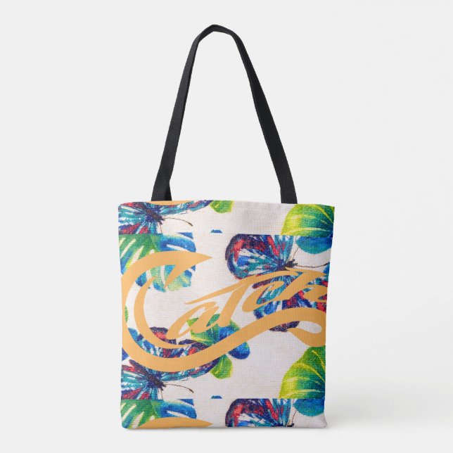 Tote. Catch. Butterflies. Tote Bag (Back)