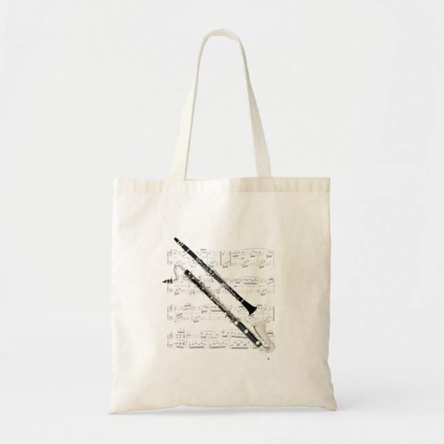 Tote - Clarinets and sheet music (Front)