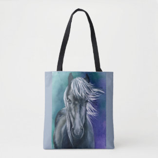 Tote Cross Over Bag Horse Watercolor Boho Chic
