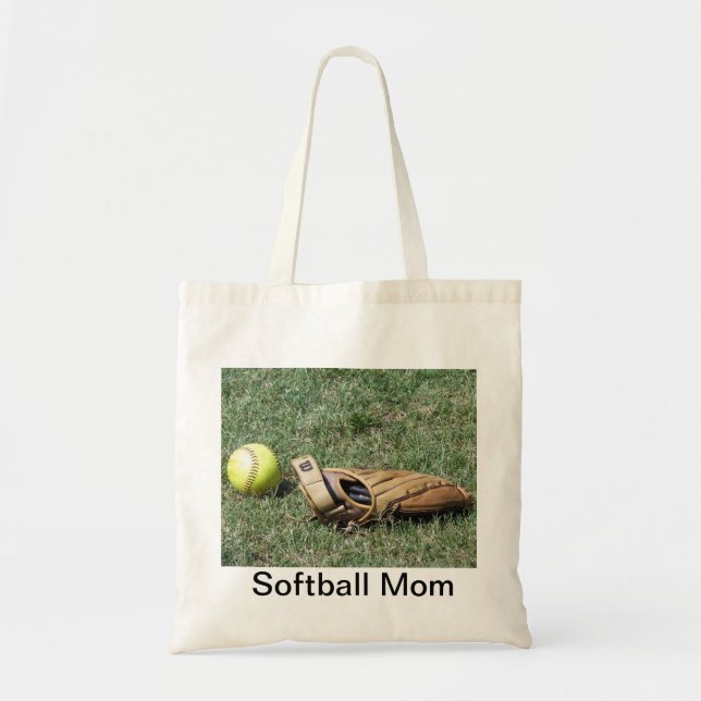 Tote for the Softball Mum Bag (Front)