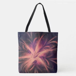 Tote Fractal Light Purple Palette Bag