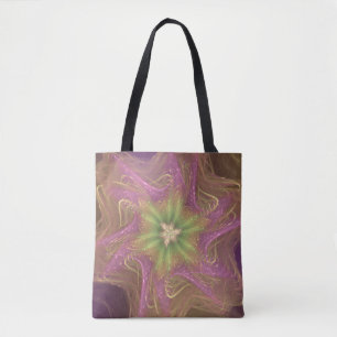 Tote Fractal Light Purple Palette Bag