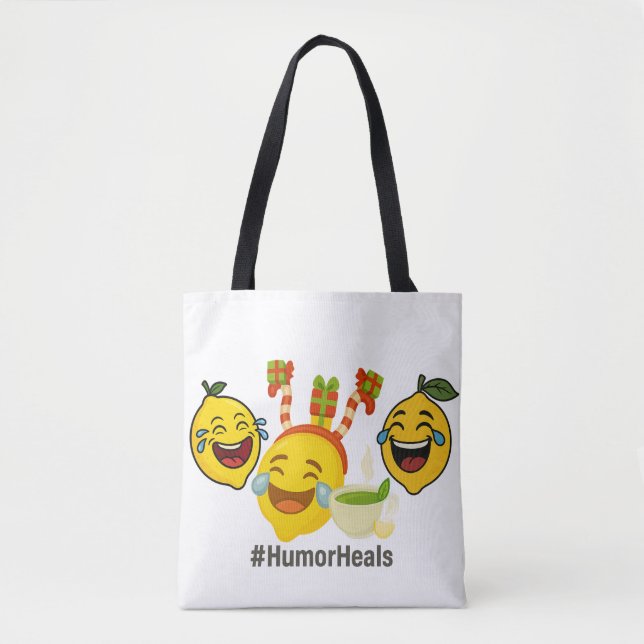 Tote Humour Heals LemonHead Bag (Front)
