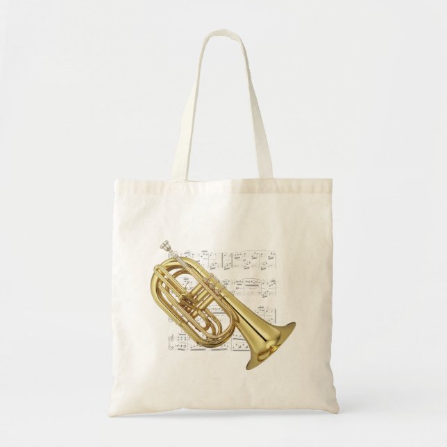 Tote - Marching euphonium and sheet music (Front)