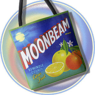 TOTE - Moonbeam - Citrus Fruits - 2-sided Bag