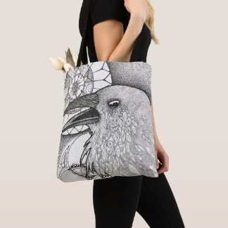 Tote of watching crows bag