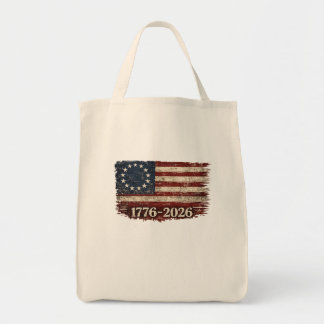 Tote proudly displaying USA 250th Anniversary desi Bag