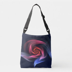 Tote Red And Blue Vortex