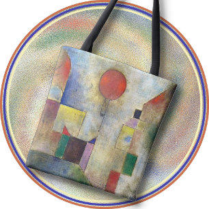 TOTE - "Red Balloon" - Paul Klee Art Image Bag