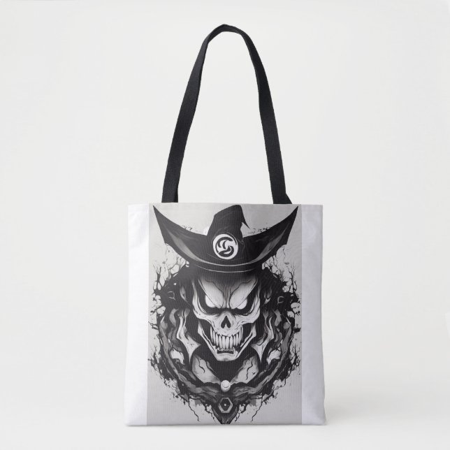  Tote, Shoulder Tote EVIL SCARY  All-Over-Print (Front)