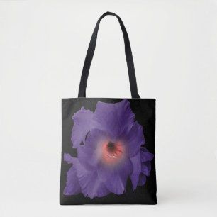 Tote Sword Lily Indigo Pink Bag