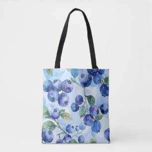 Totebag Blueberries - All over print Tote Bag