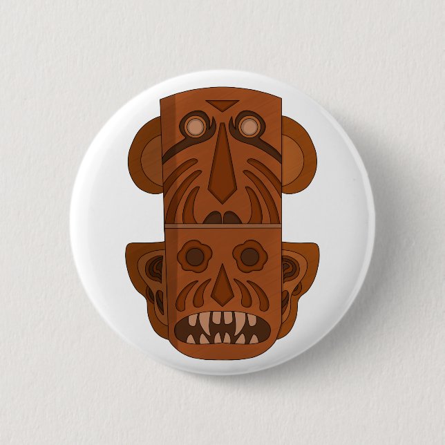 Totem 6 Cm Round Badge (Front)