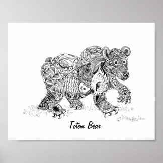 Totem Bear Print