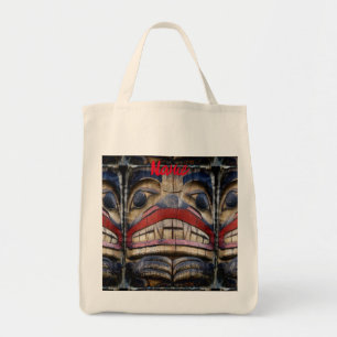 Totem Pole Face Thunder_Cove Tote Bag