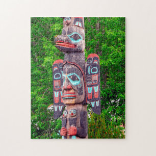 Totem Pole Jigsaw Puzzle