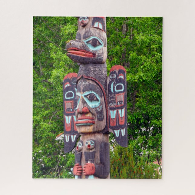Totem Pole Jigsaw Puzzle (Vertical)