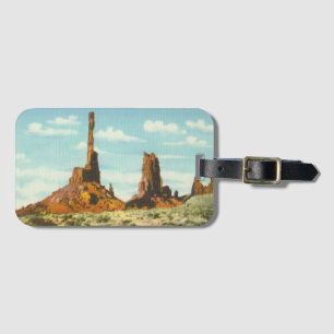 Totem Pole Luggage Tag