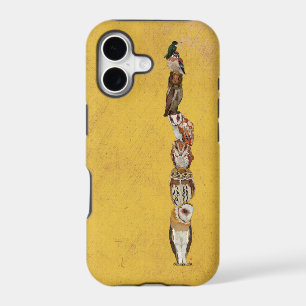 TOTEM POLE OF BIRDS