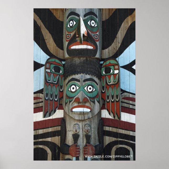 Totem Pole Wall Poster (Front)