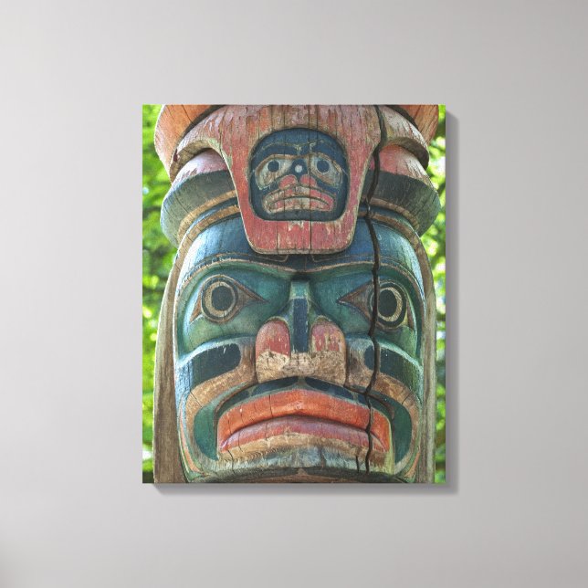 Totem Pole Wrapped Canvas (Front)
