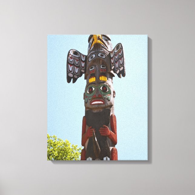 Totem Pole Wrapped Canvas (Front)