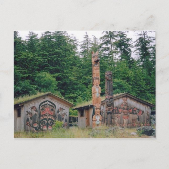Totem Poles Postcard (Front)