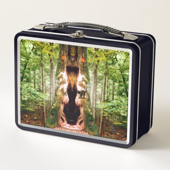Totem Tree Metal Lunch Box (Front)