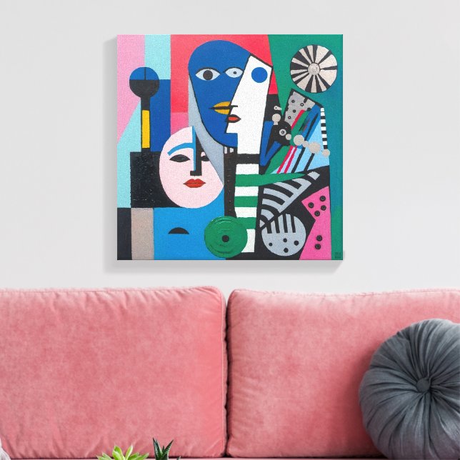 Totems III - Canvas Art Print (Insitu(LivingRoom))