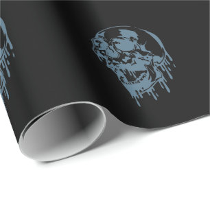 Totenkopf Tattoo Körperkunst Wrapping Paper
