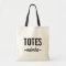 Totes Adorbs Funny Pun Tote Bag