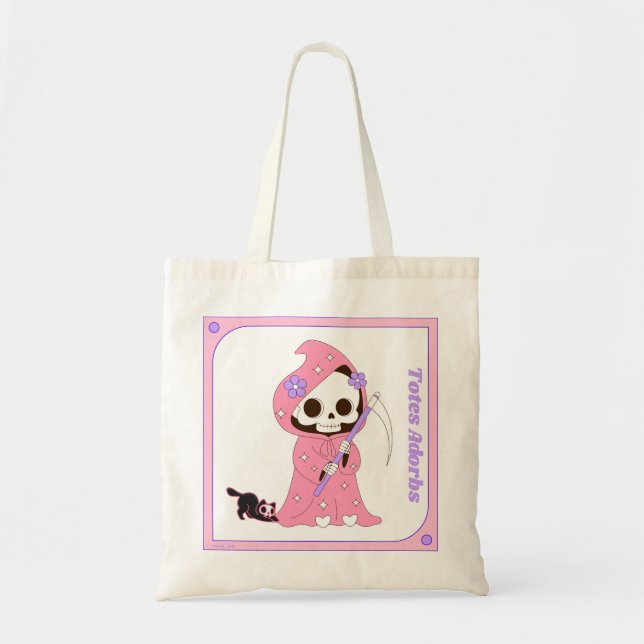 Totes Adorbs - Grim Reaper/Cat (Front)