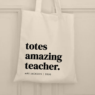 Totes Amazing Teacher Tote Bag