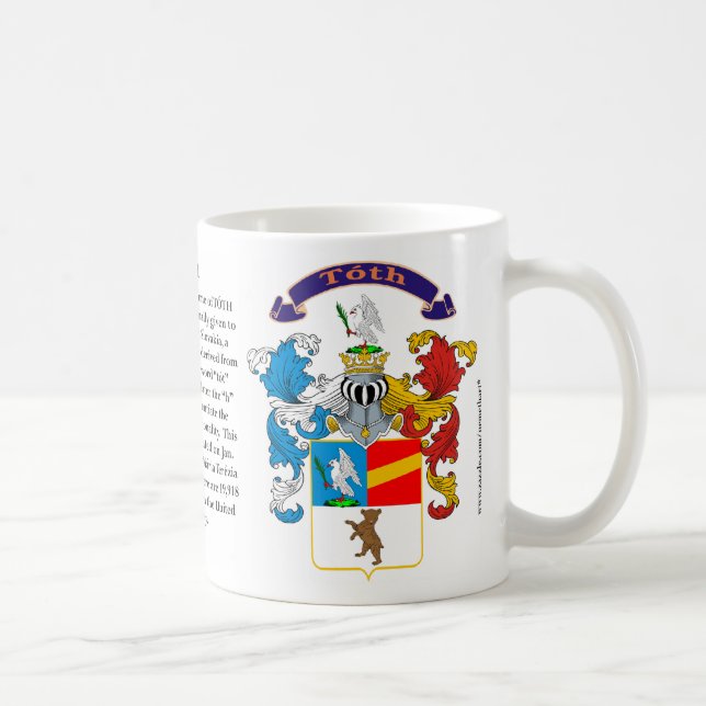 Toth, the Origin, the Meaning and the Crest Coffee Mug (Right)