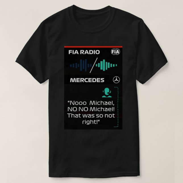 Toto Radio with Michael during Abu Dhabi GP 2021 & T-Shirt (Design Front)