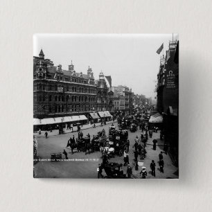 Tottenham Court Road from Oxford Street, 15 Cm Square Badge
