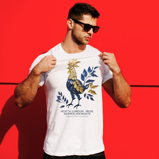Tottenham Hotspur | Cockerel & Lily Flower Design T-Shirt
