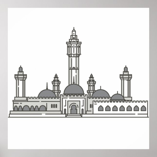 touba senegal World landmarks Poster (Front)