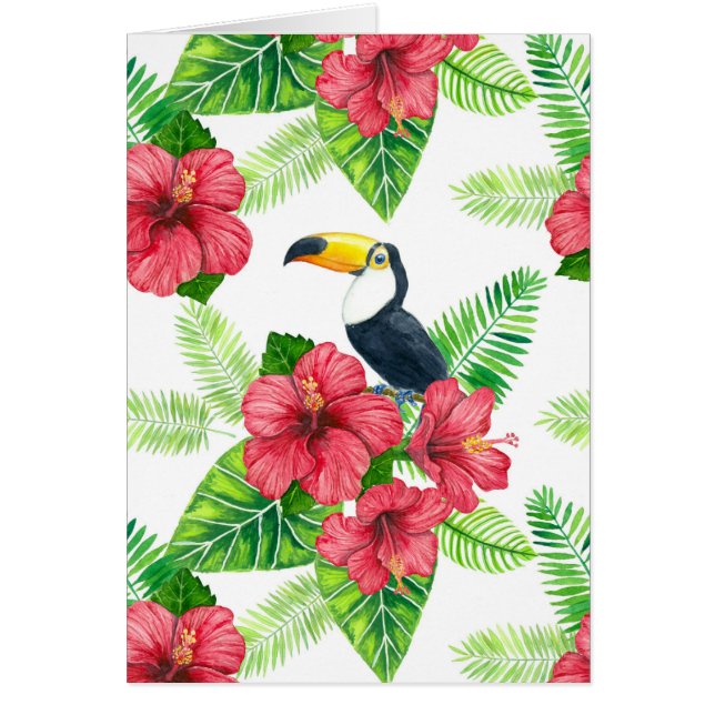 Toucan and tropical bouquet (Front)